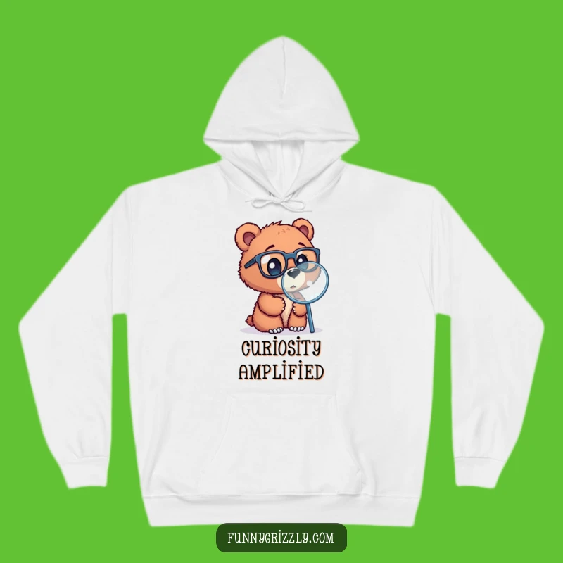 Funny Bear Cub Scientist Hoodie - Cozy Comfort and Adorable Explorer Gear Gift